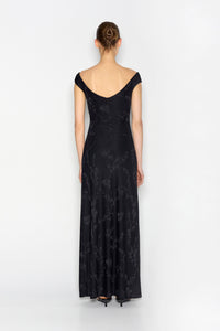 CACTUS LONG DRESS BLACK