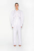 PINA COLADA TROUSERS WHITE/BROWN