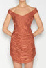 CACTUS MINI DRESS TERRACOTTA