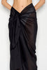 LAYOVER SARONG VOILE BLACK