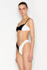 SALTY BIKINI BLACK/WHITE