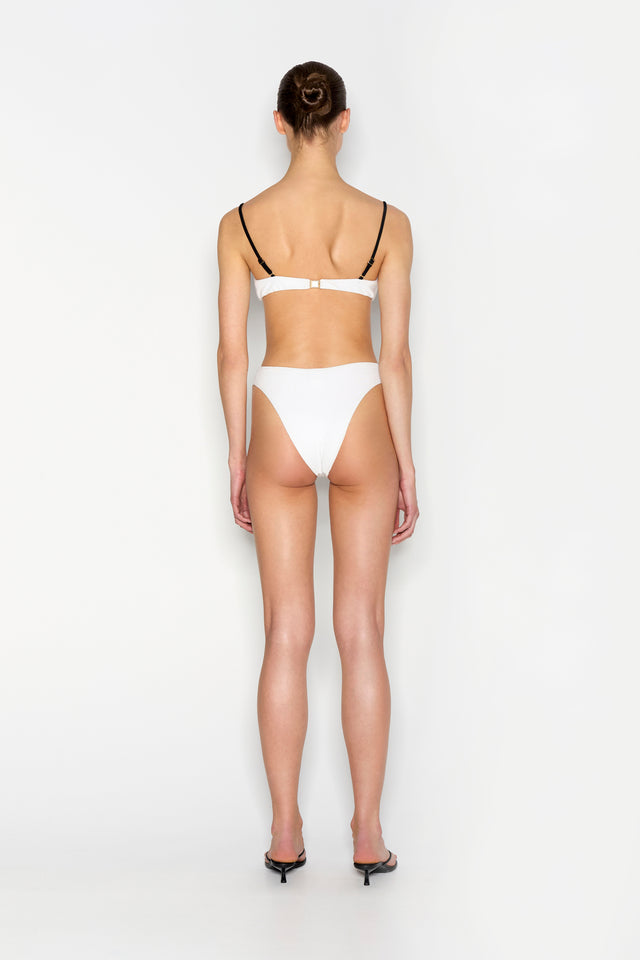SALTY BIKINI BLACK/WHITE