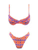 SOLAR FLAME RUFFLED BIKINI