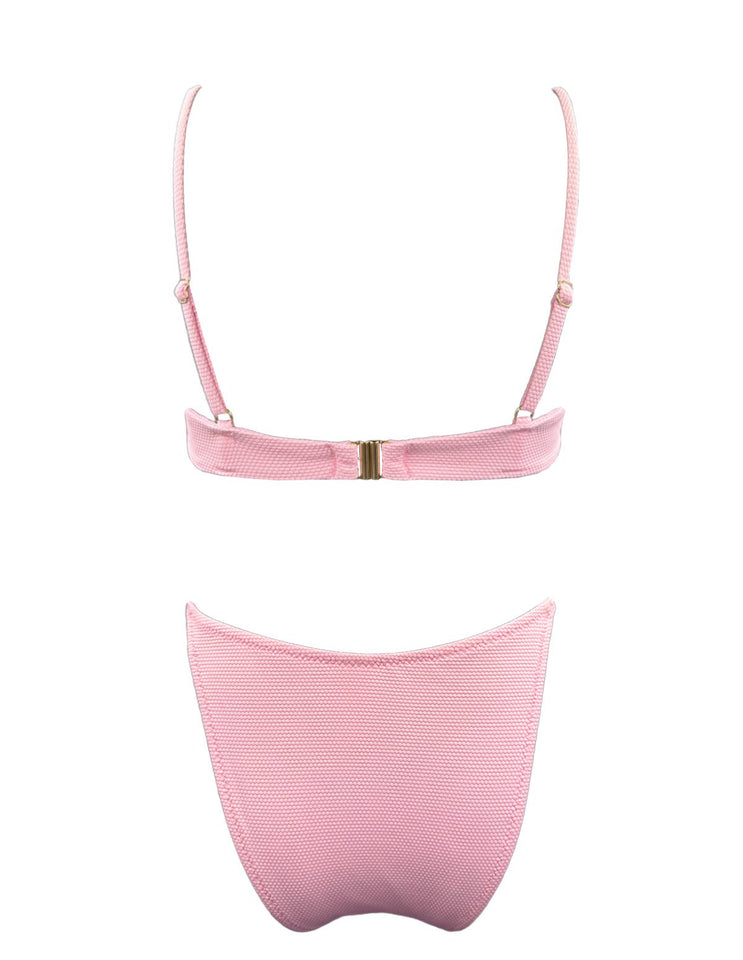 COTTON CANDY SNAIL WIRE BIKINI