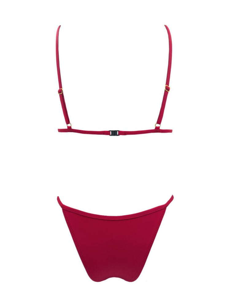 MERLOT TRIANGLE BIKINI