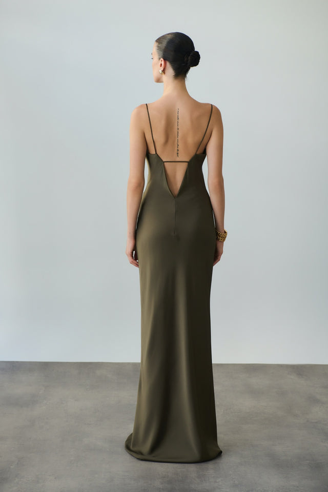 LUISA DRESS | KHAKI