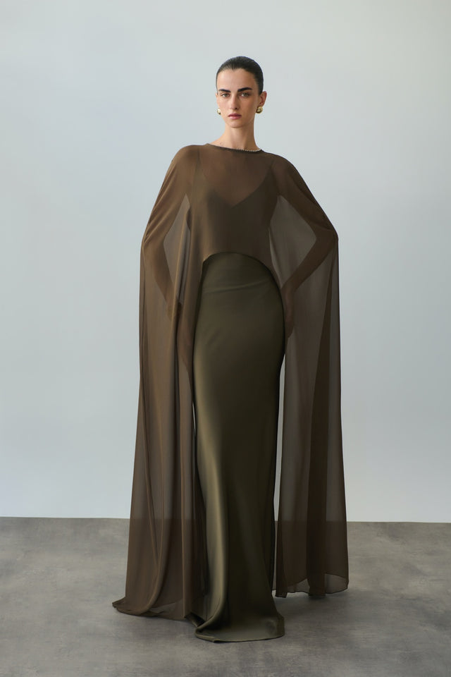 LUISA DRESS | KHAKI