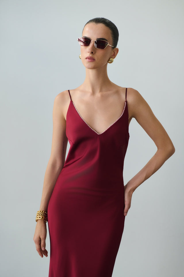 LUISA DRESS | CHERRY RED