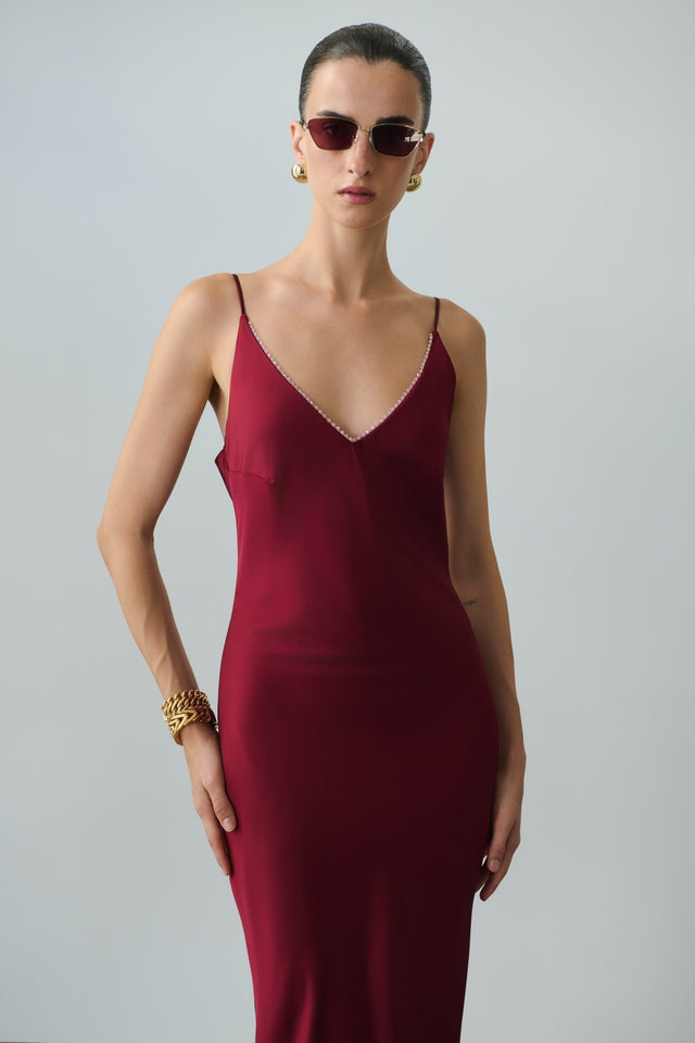 LUISA DRESS | CHERRY RED