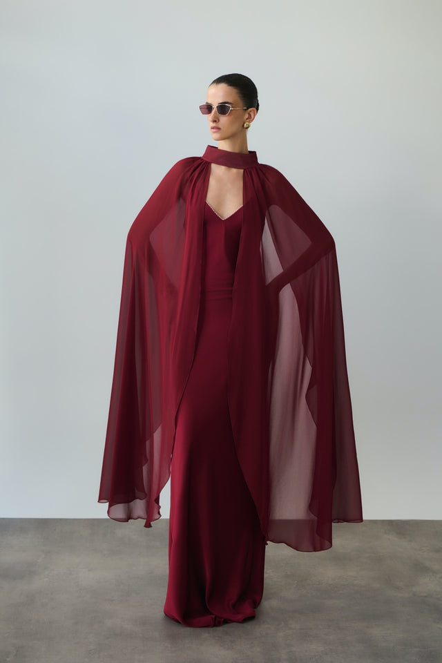 LUISA DRESS | CHERRY RED