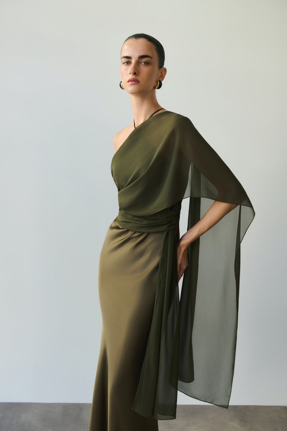 DANAI POLYMORPHIC DRESS | KHAKI
