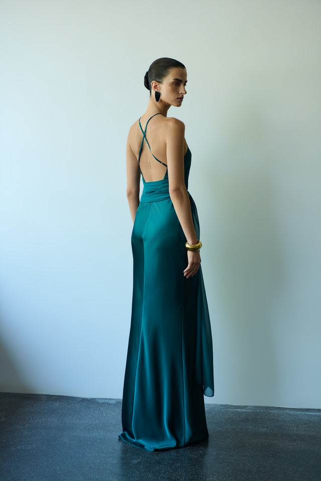DANAI DRESS EMERALD