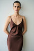 LUISA DRESS CINNAMON BROWN