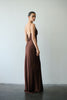 LUISA DRESS CINNAMON BROWN