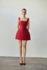 VASILIKI MINI DRESS SCARLET RED