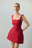 VASILIKI MINI DRESS SCARLET RED