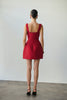 VASILIKI MINI DRESS SCARLET RED