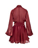 SAVINA DRESS | BORDEAUX
