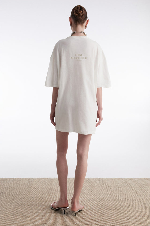 WE SHOULD KISS T-SHIRT OFF WHITE
