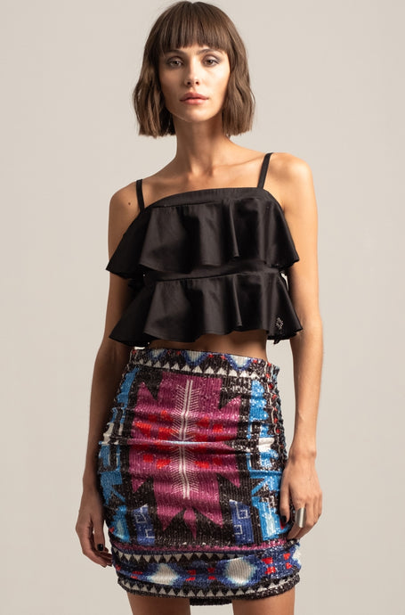 andmary Fiola chiffon mini skirt アンドマリー Fiola chiffon mini