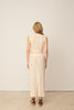 LACE KNIT SKIRT BEIGE ONE SIZE