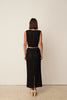LACE KNIT SKIRT BLACK ONE SIZE