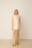 ECRU SILK MUSLIN SKIRT