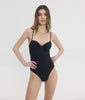 MIDNIGHT DAHLIA ONE PIECE BLACK