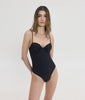 MIDNIGHT DAHLIA ONE PIECE BLACK