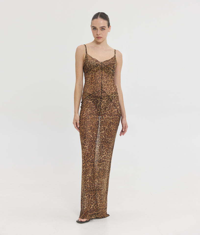 VENUS MAXI DRESS ANIMAL
