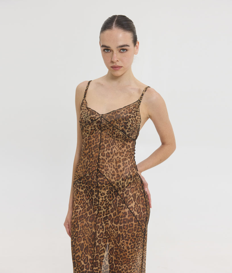 VENUS MAXI DRESS ANIMAL