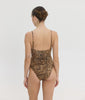 MIDNIGHT DAHLIA PRINTED ONE PIECE ANIMAL