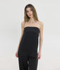 MAIRA STRAPLESS TOP BLACK