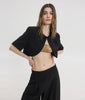 PHOIBE CROP BLAZER BLACK