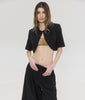 PHOIBE CROP BLAZER BLACK