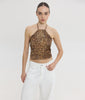 MAIRA SCARF TOP ANIMAL