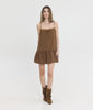 ALTHEA DRESS BROWN
