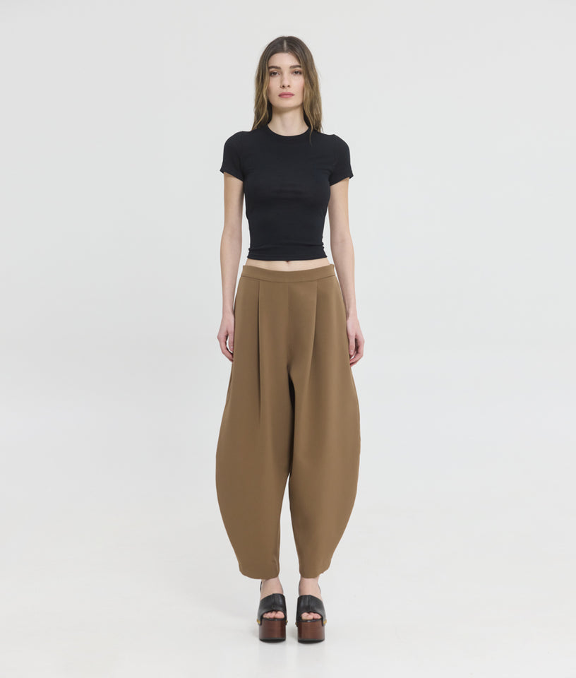 PHOIBE BALLOON PANTS BROWN