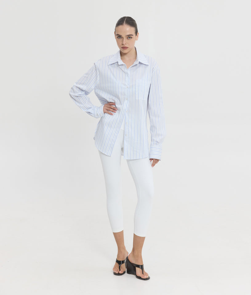 REINA SHIRT BLUE STRIPES