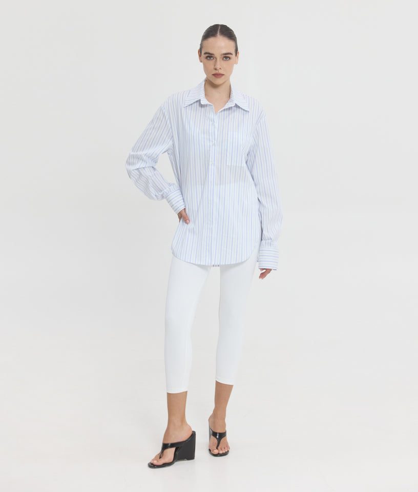 REINA SHIRT BLUE STRIPES