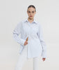 REINA SHIRT BLUE STRIPES