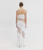 ENORA DRESS WHITE/ POWDER