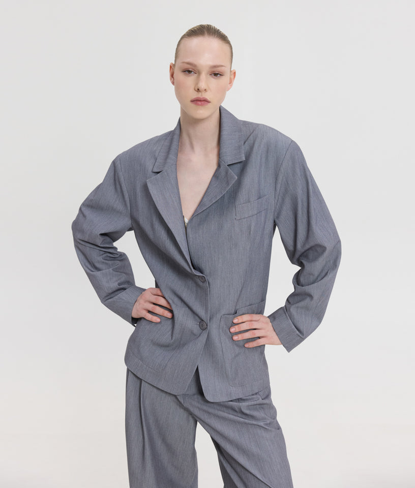 LISA BLAZER GREY