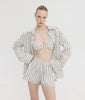 REINA BOXER BROWN STRIPES