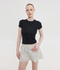 REINA BOXER BROWN STRIPES