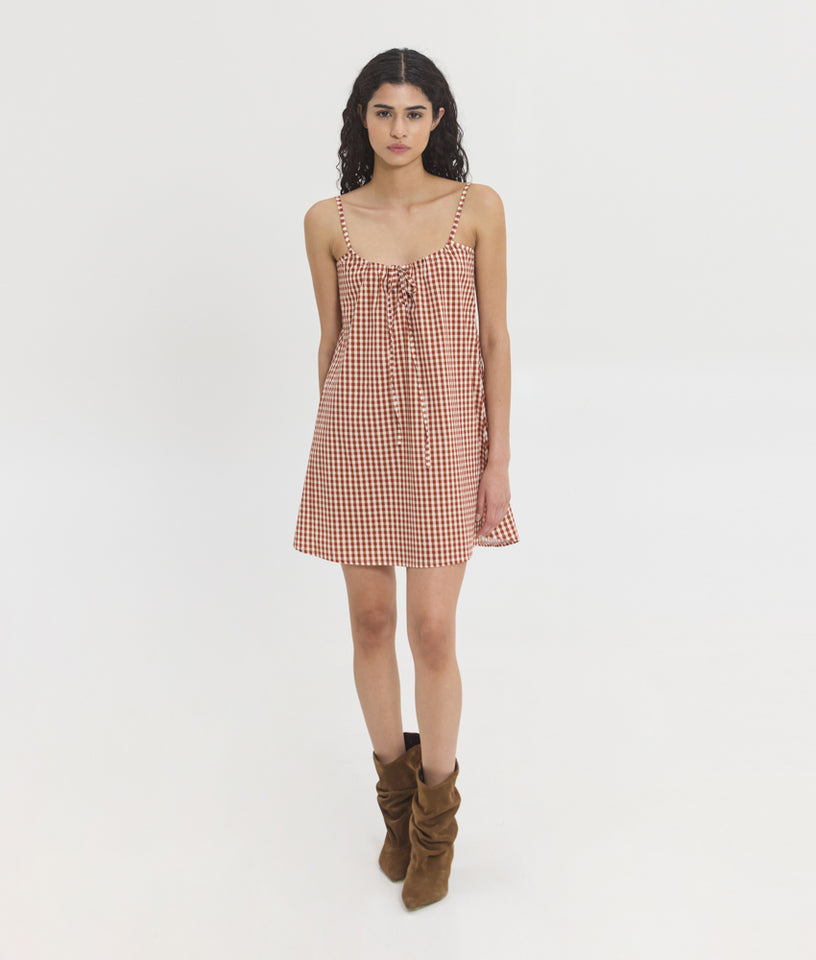 LOLITA PRINTED DRESS PLAID