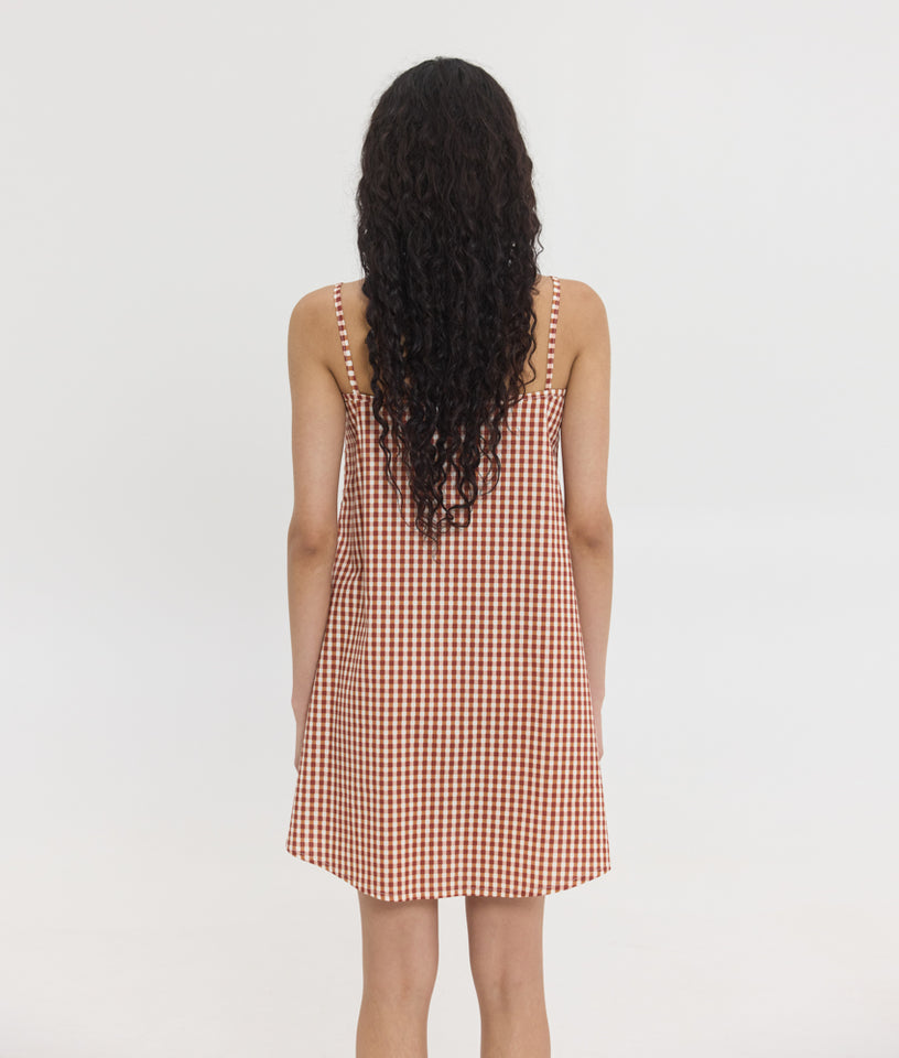 LOLITA PRINTED DRESS PLAID