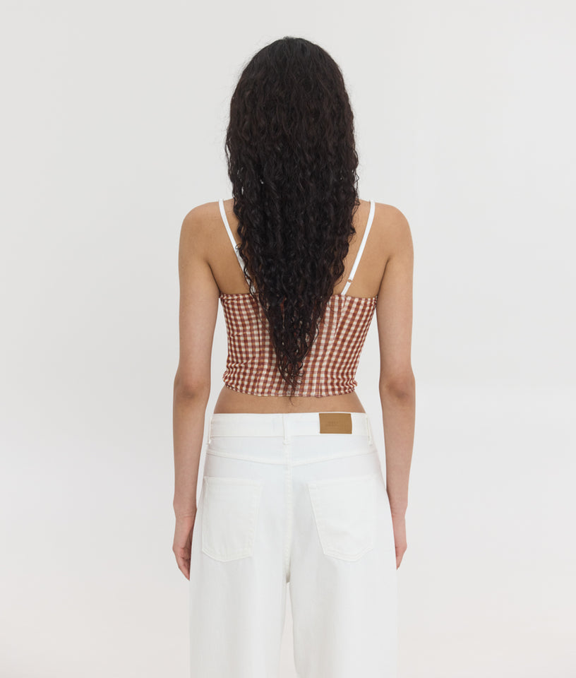 FIONA CORSET PLAID