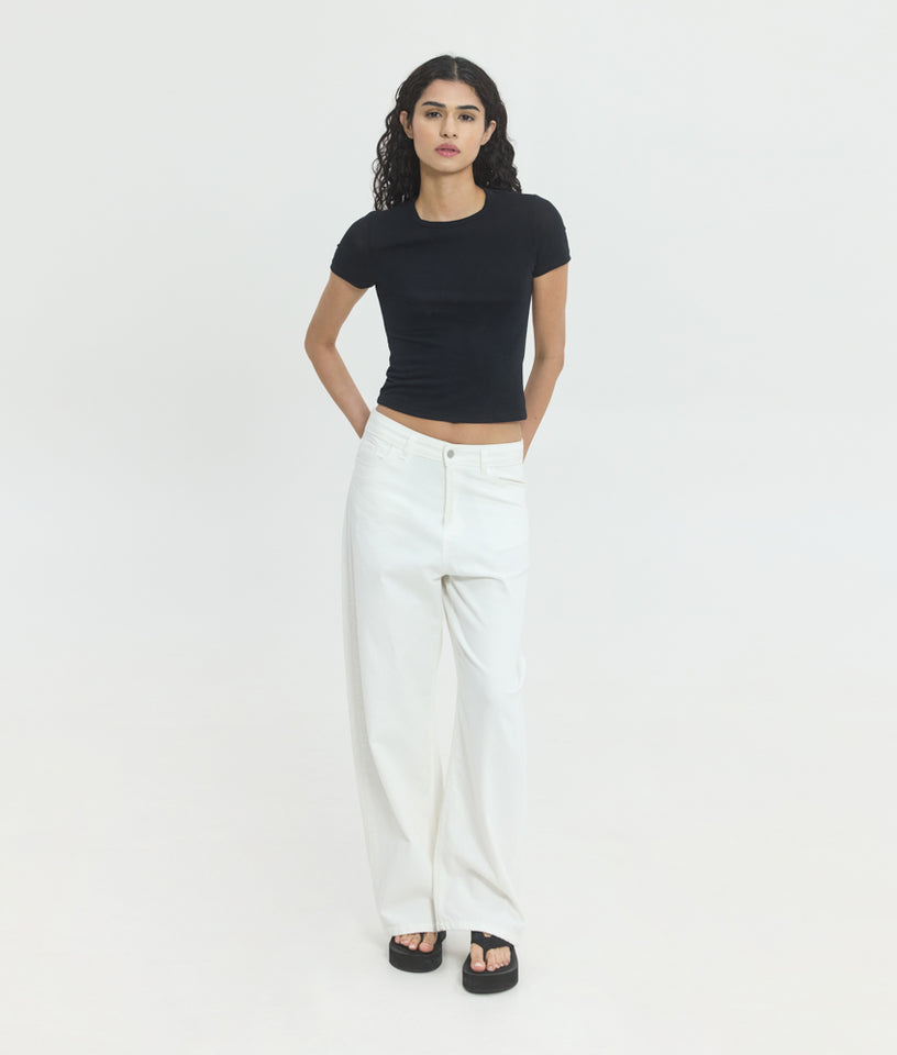 VIOLETTE T-SHIRT BLACK