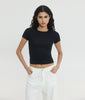 VIOLETTE T-SHIRT BLACK